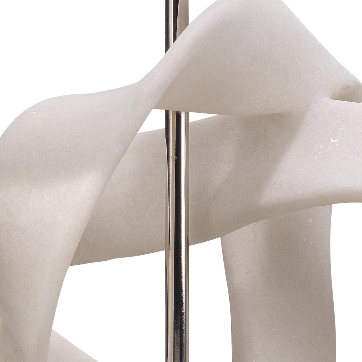 Jamie Young Intertwined Table Lamp with Linen Shade, White