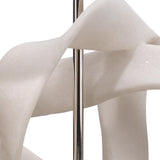 Jamie Young Intertwined Table Lamp with Linen Shade, White