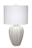Jamie Young Seraphina Ceramic Table Lamp with Linen Shade