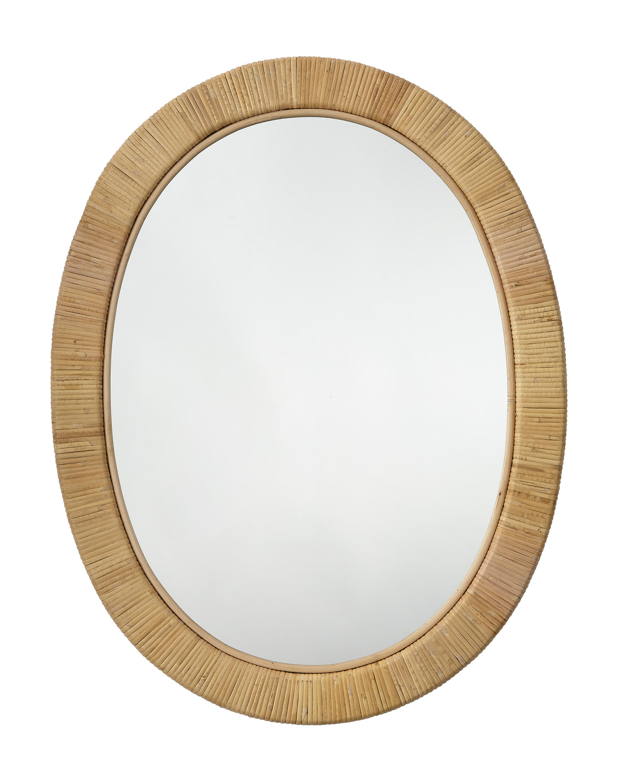 Jamie Young Aloha Rattan Oval Mirror