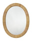 Jamie Young Aloha Rattan Oval Mirror