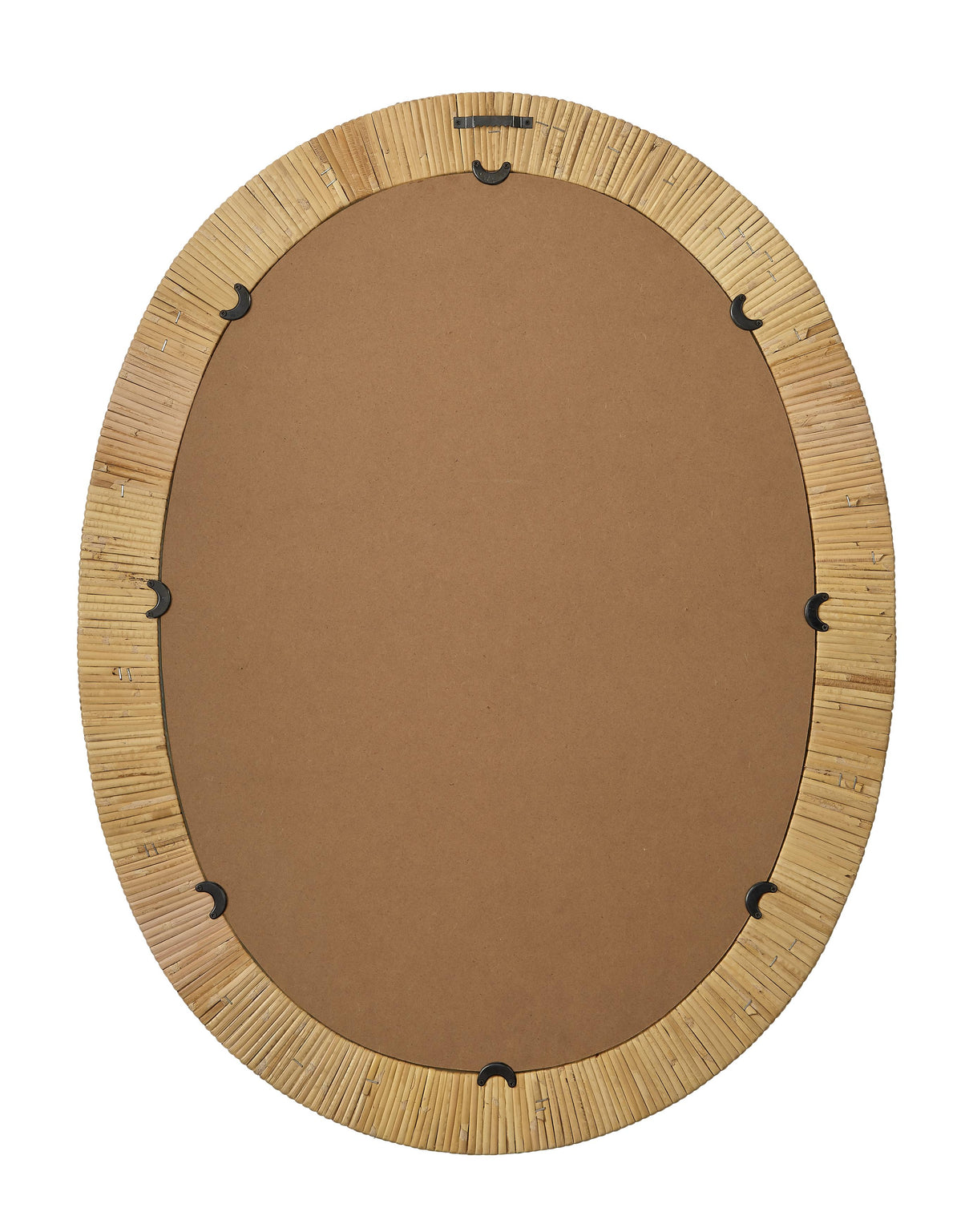 Jamie Young Aloha Rattan Oval Mirror