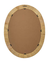 Jamie Young Aloha Rattan Oval Mirror