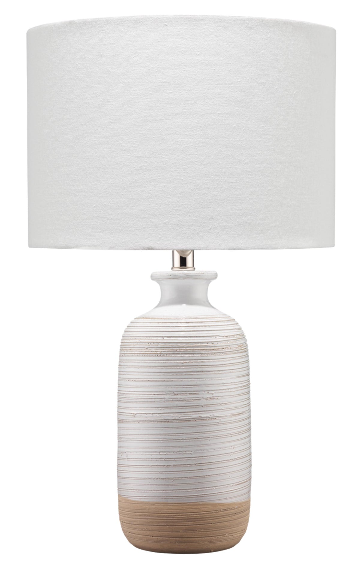 Jamie Young Ashwell Ceramic Table Lamp, White