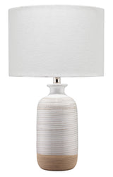 Jamie Young Ashwell Ceramic Table Lamp, White
