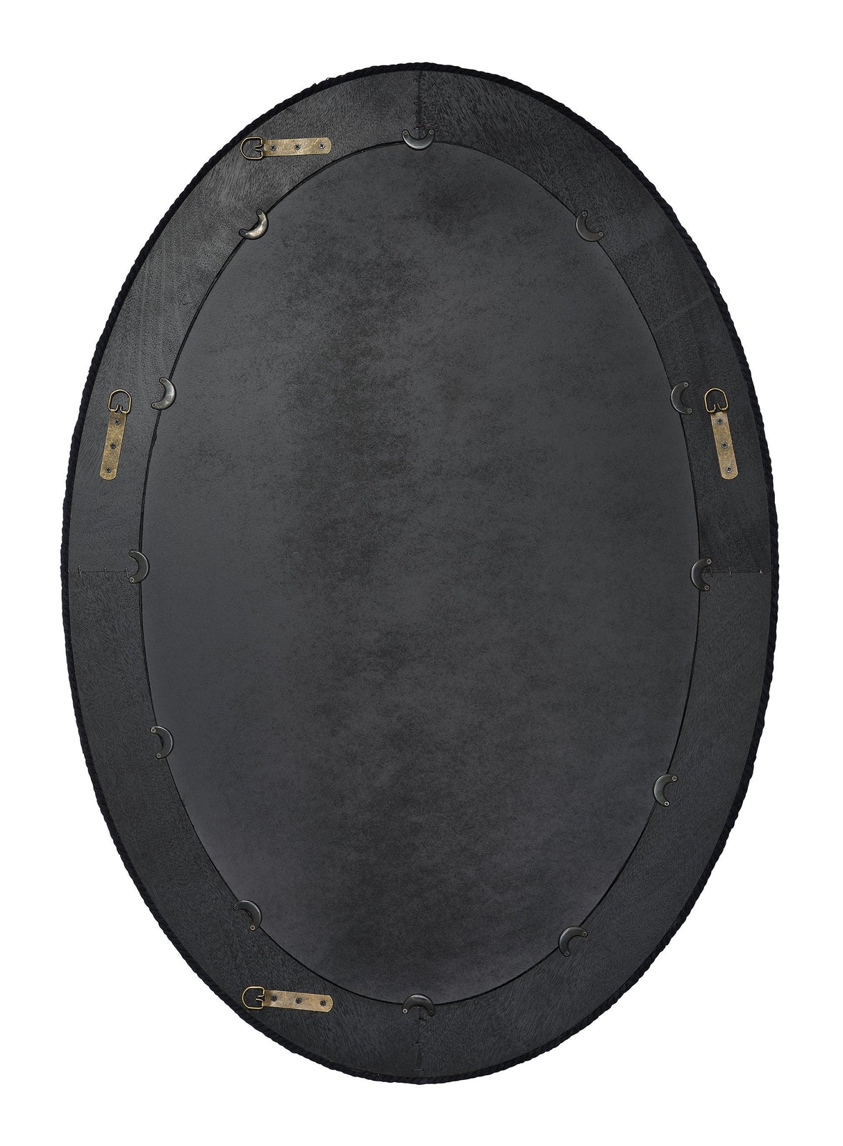 Jamie Young Club Cotton Rope Braided Oval Wall Mirror