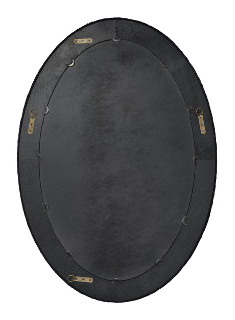 Jamie Young Club Cotton Rope Braided Oval Wall Mirror