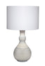 Jamie Young Droplet Ceramic Table Lamp with Linen Shade, Blue