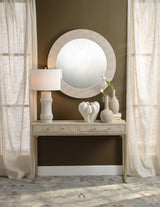 Jamie Young Rail Polyresin Table Lamp with Linen Shade, White