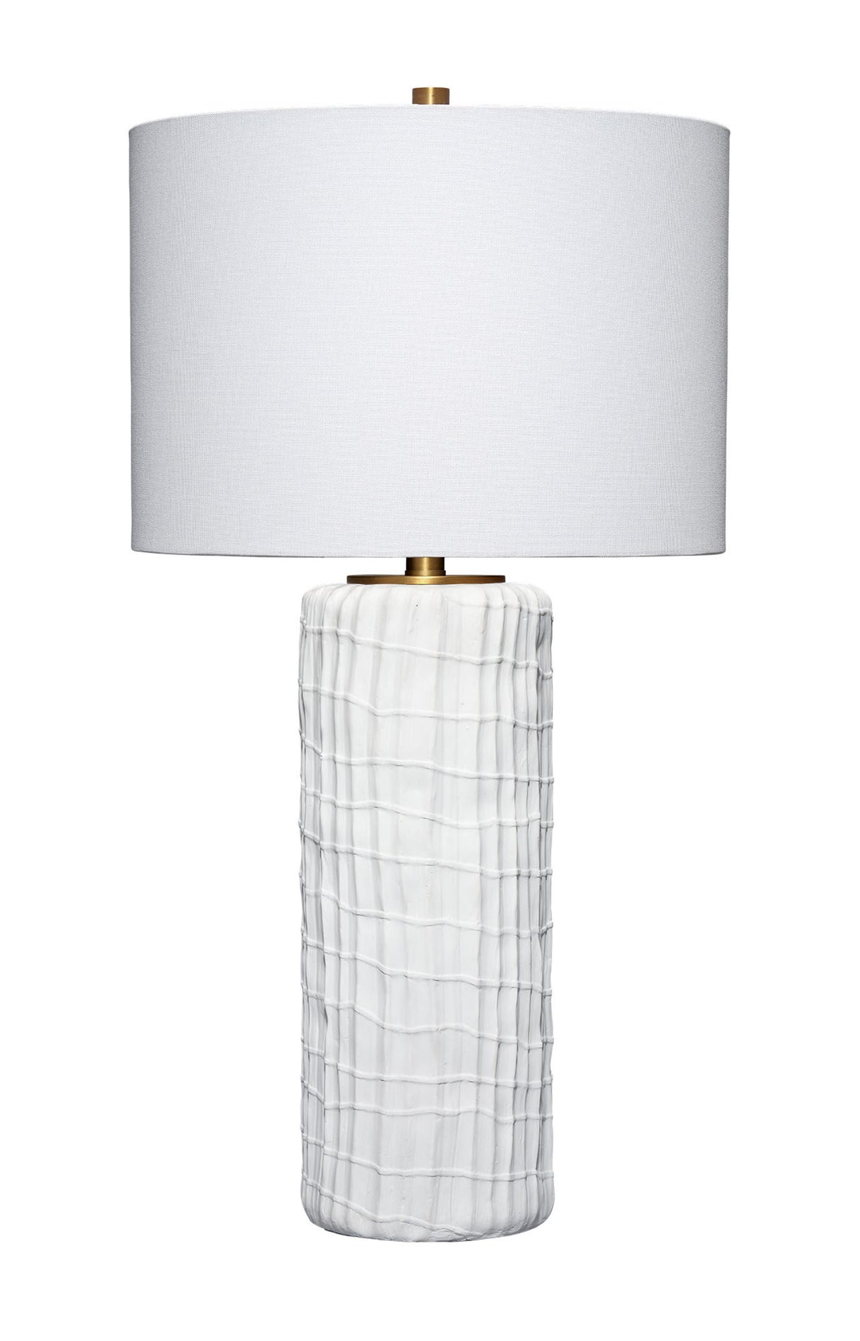 Jamie Young Trunk Polyresin Table Lamp with Linen Shade