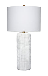 Jamie Young Trunk Polyresin Table Lamp with Linen Shade