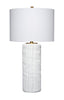 Jamie Young Trunk Polyresin Table Lamp with Linen Shade