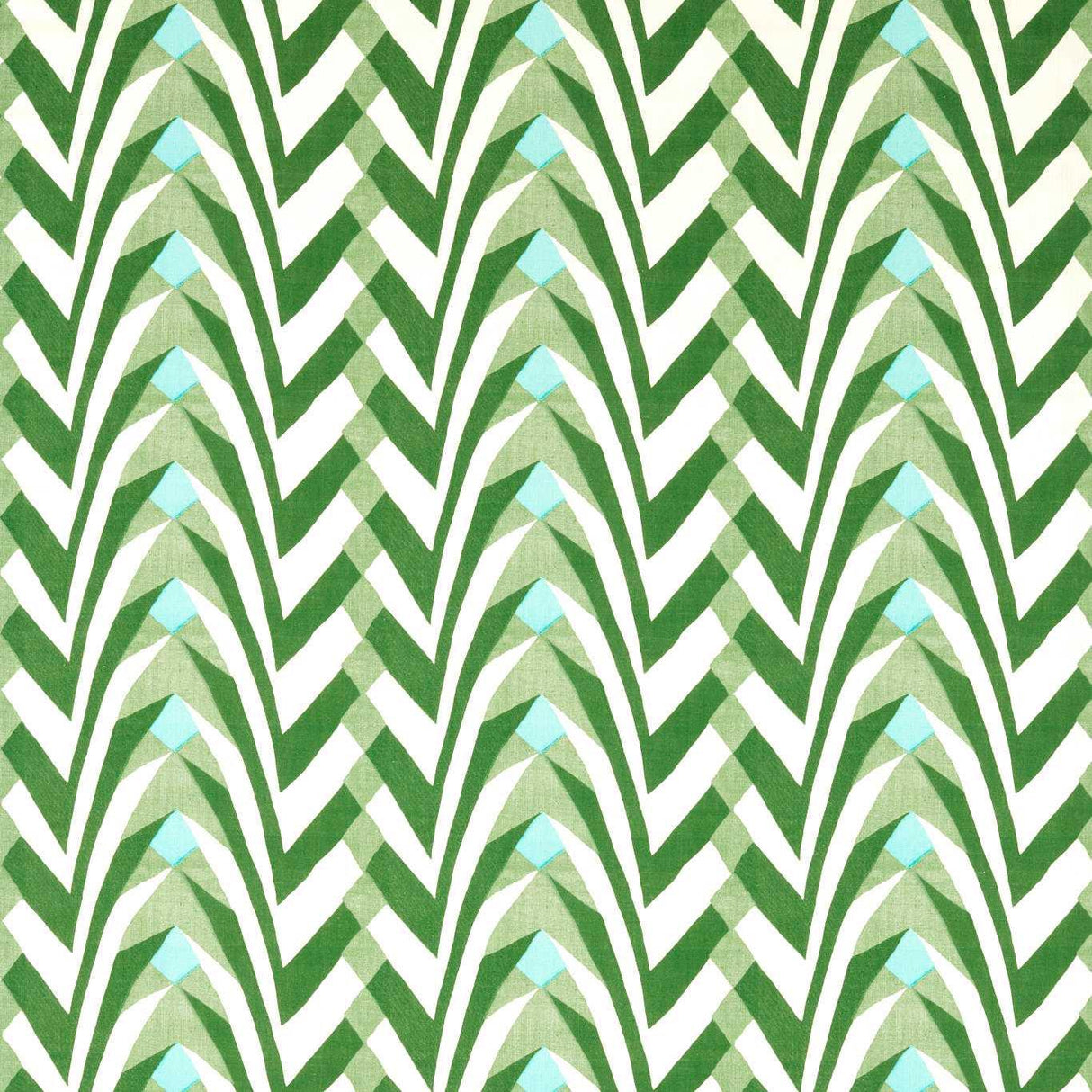 Harlequin Klimt Kelly/Aqua Fabric
