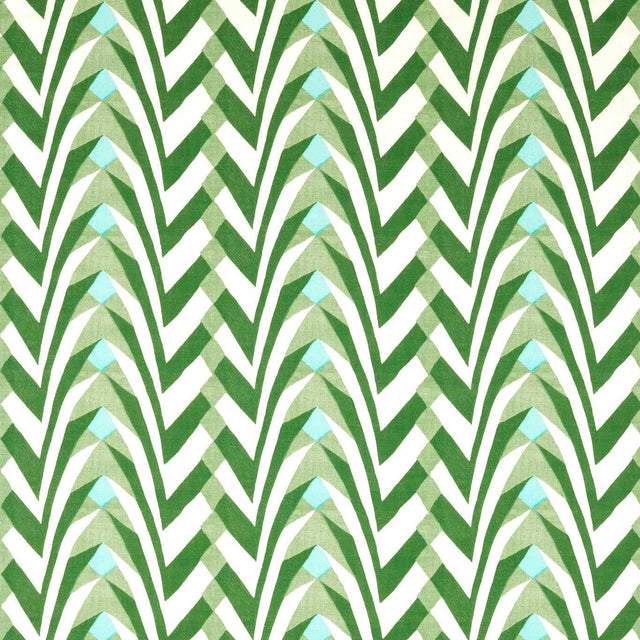 Harlequin Klimt Kelly/Aqua Fabric