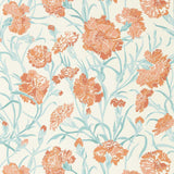 Harlequin Fleur de Joie Paprika/Aqua/Soft Focus Wallpaper
