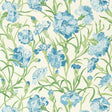 Harlequin Fleur de Joie French Blue/Succulent/Soft Focus Wallpaper