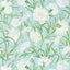 Harlequin Fleur de Joie Chalk/Emerald/Sky Wallpaper