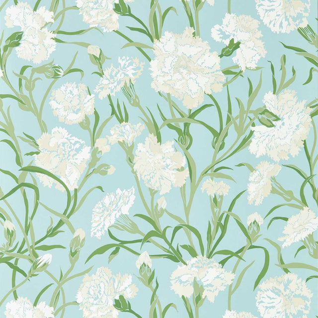 Harlequin Fleur de Joie Chalk/Emerald/Sky Wallpaper