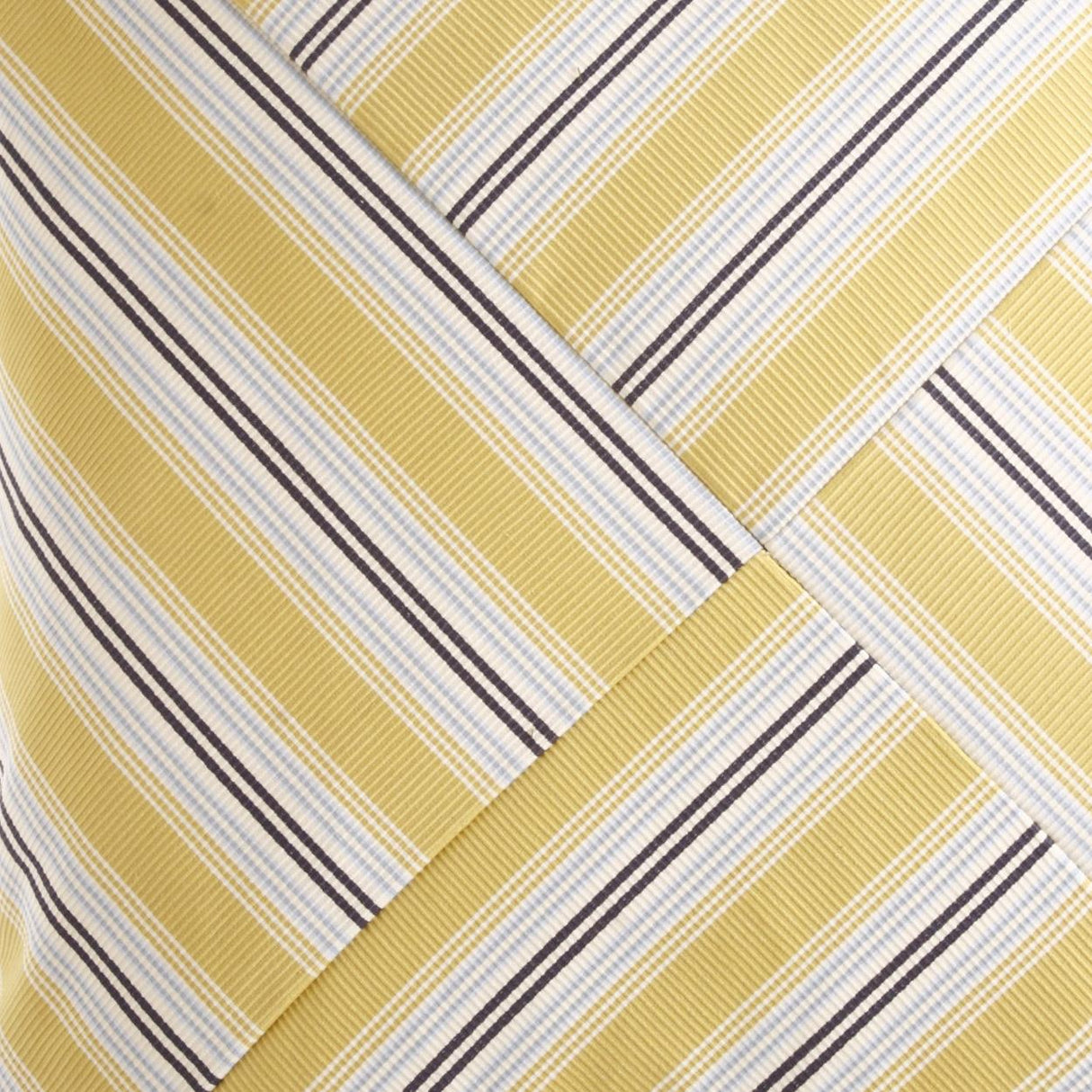 D.V. Kap Home Ottoman Stripe Yellow 24" x 24" Pillow