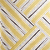 D.V. Kap Home Ottoman Stripe Yellow 24" x 24" Pillow