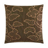D.V. Kap Home Lyric Chocolate 24" x 24" Pillow Cover