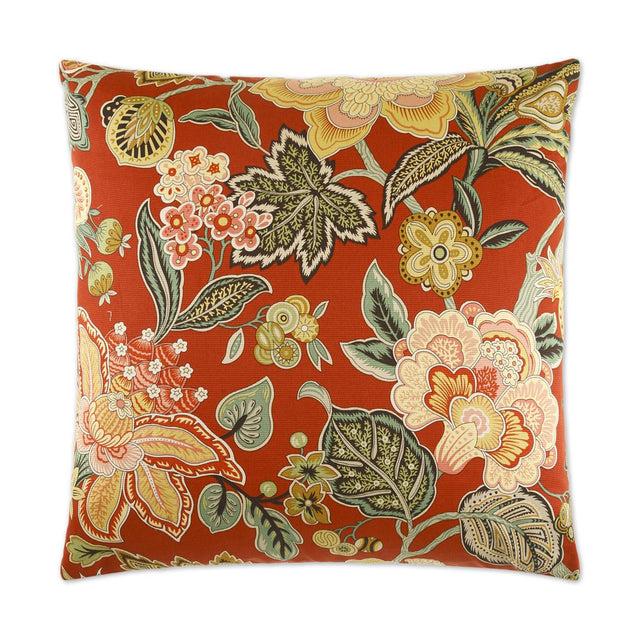 D.V. Kap Home Augustus Red 24" x 24" Pillow Cover