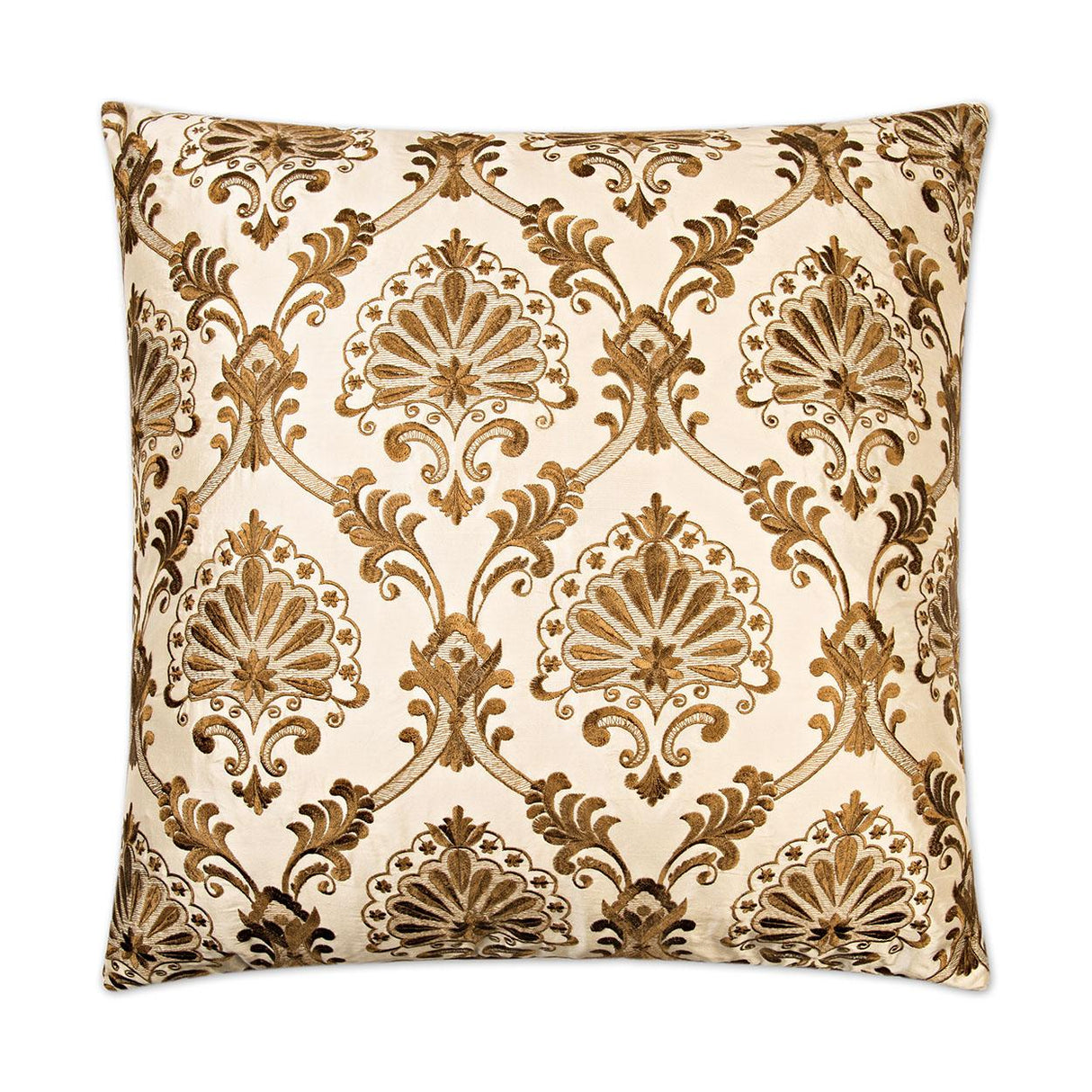 D.V. Kap Home Tavoos Cream 24" x 24" Pillow Cover