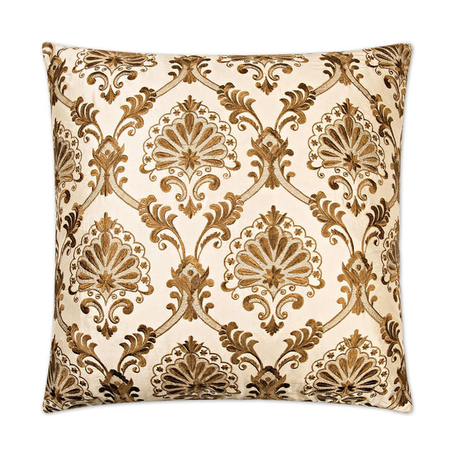 D.V. Kap Home Tavoos Cream 24" x 24" Pillow Cover