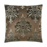 D.V. Kap Home Taj Mahal Brown 24" x 24" Pillow Cover
