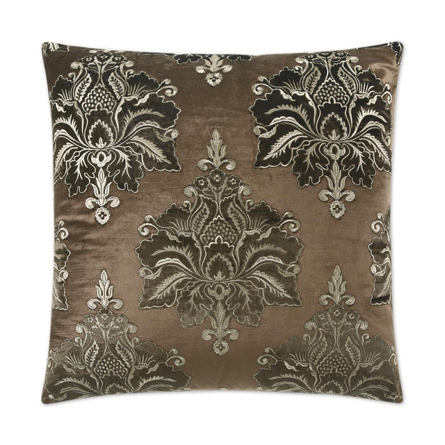D.V. Kap Home Taj Mahal Brown 24" x 24" Pillow Cover