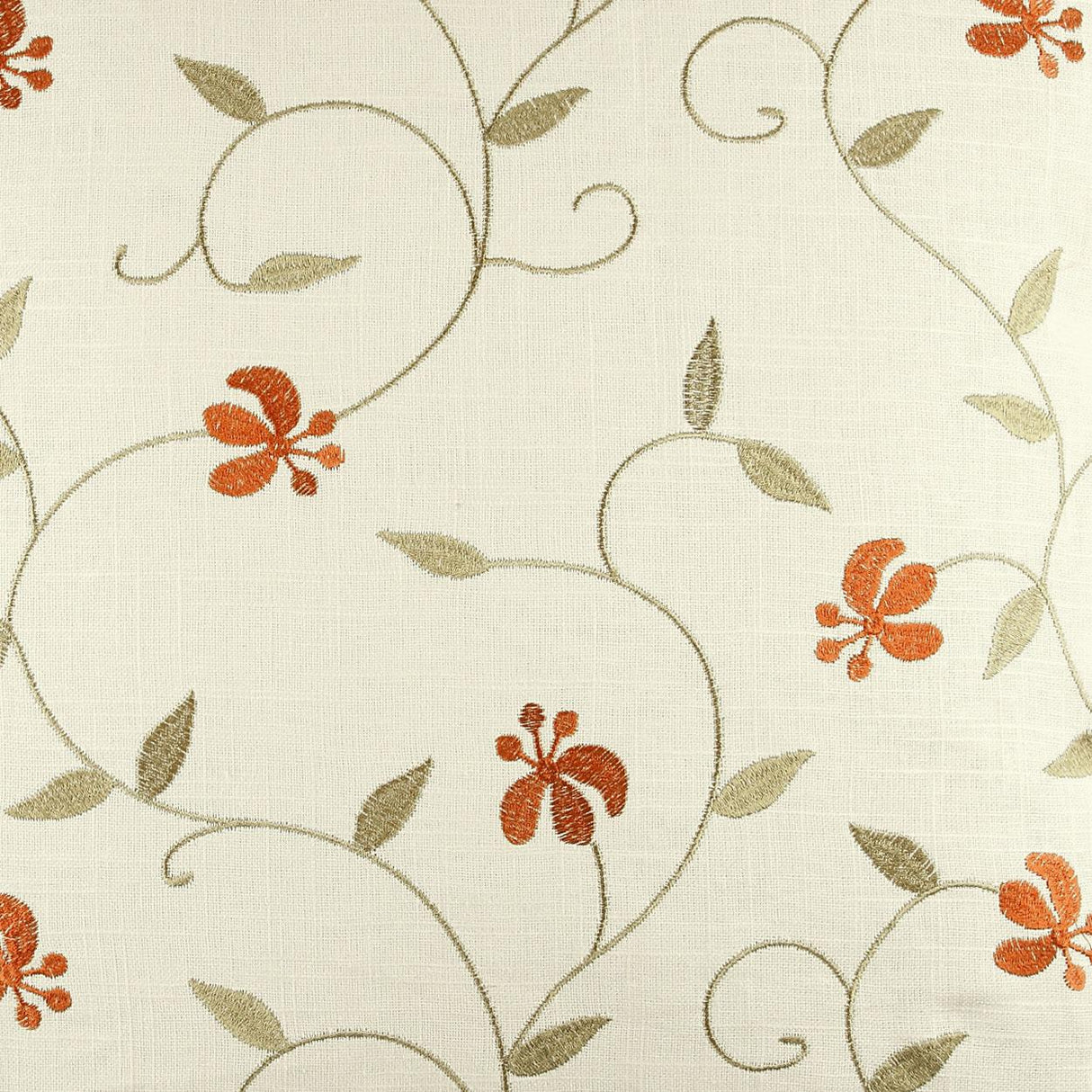 D.V. Kap Home Cedarberry Embroidery, Floral  Fabric