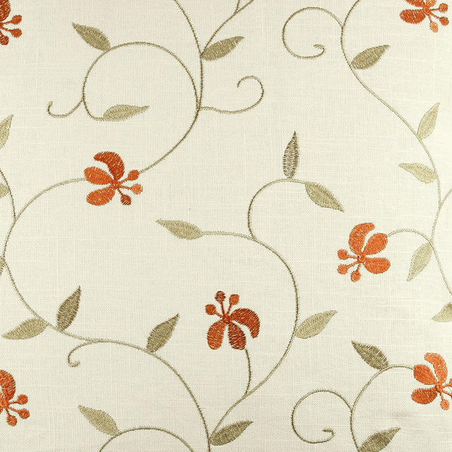 D.V. Kap Home Cedarberry Embroidery, Floral  Fabric
