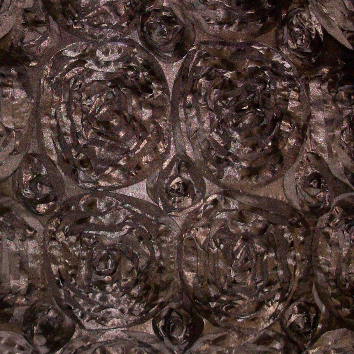 D.V. Kap Home Silk Roses Brown 24" x 24" Pillow Cover