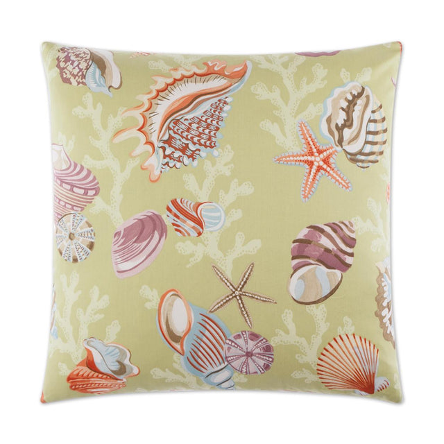 D.V. Kap Home Coral Beach Beach 24" x 24" Pillow Cover