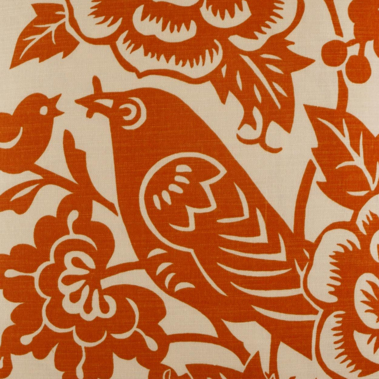 D.V. Kap Home Billybird Tangerine 24" x 24" Pillow Cover