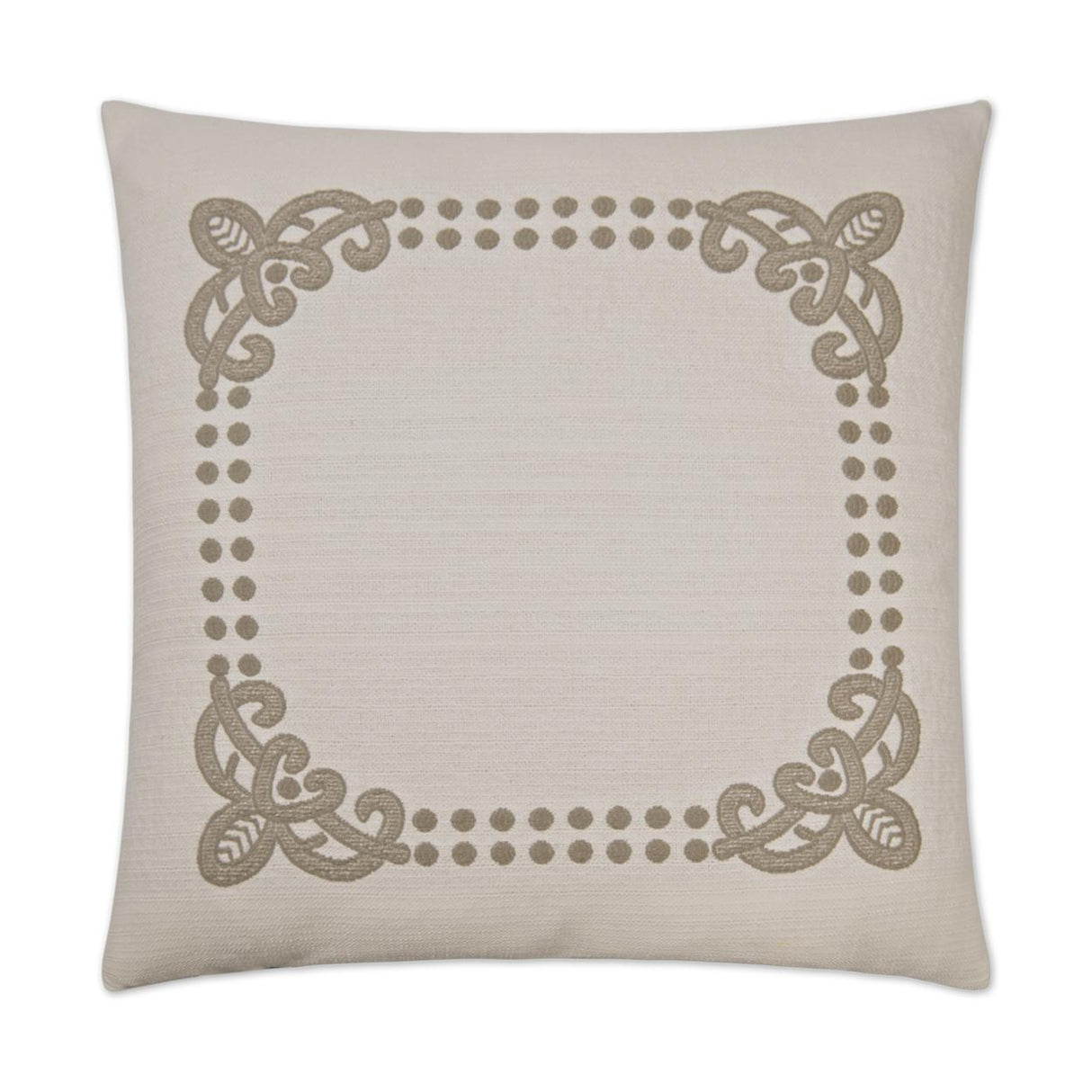 D.V. Kap Home Brouhaha Natural 24" x 24" Pillow Cover