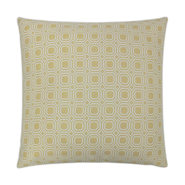 D.V. Kap Home Blair Yellow 24" x 24" Pillow Cover