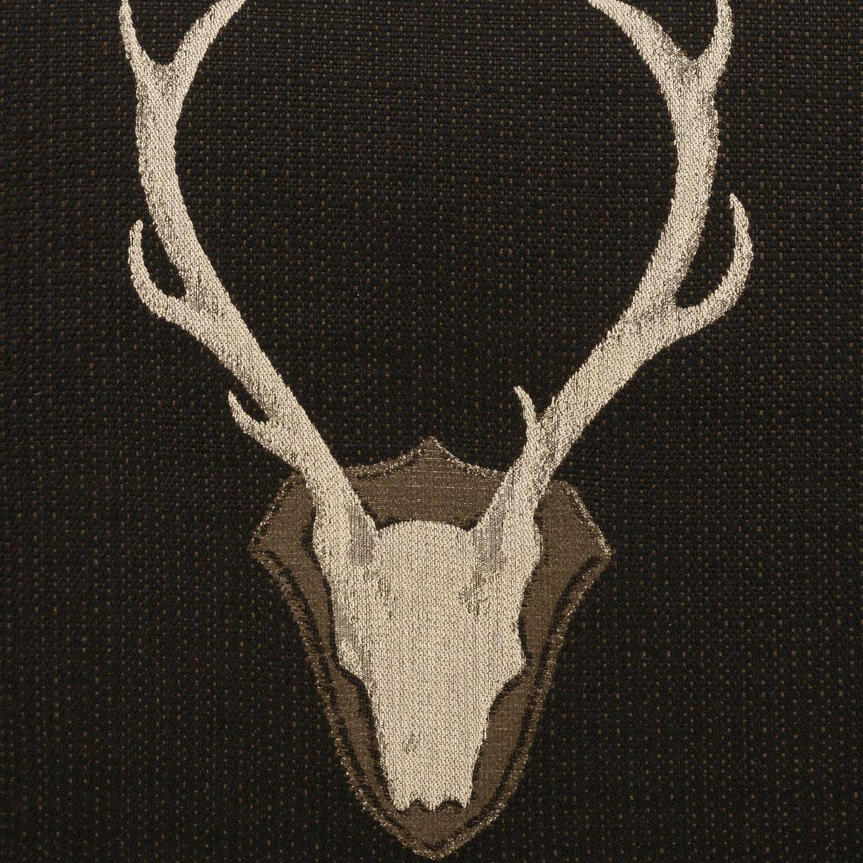 D.V. Kap Home Uncle Buck Black 24" x 24" Pillow Cover