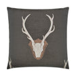 D.V. Kap Home Uncle Buck Grey 24" x 24" Pillow Cover