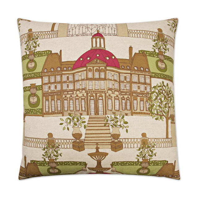 D.V. Kap Home Conservatory Ruby 24" x 24" Pillow Cover