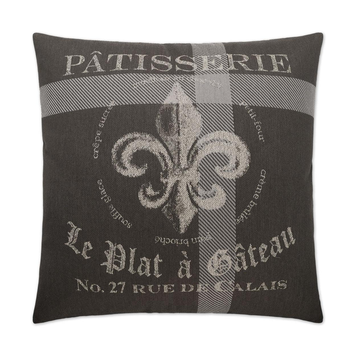D.V. Kap Home Patisserie Traditional, Novelty 24" x 24" Pillow Cover