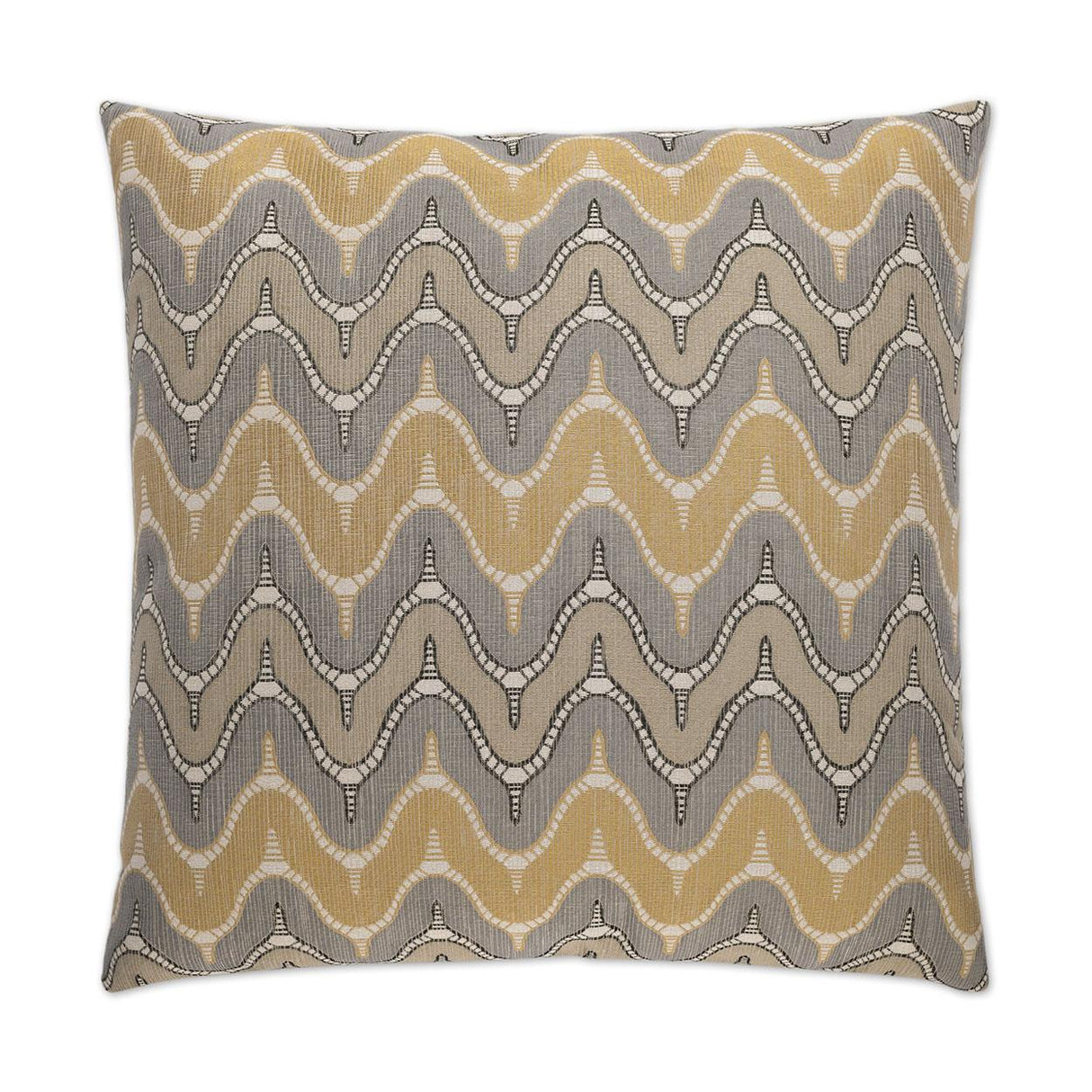 D.V. Kap Home Impressive Grey 24" x 24" Pillow Cover