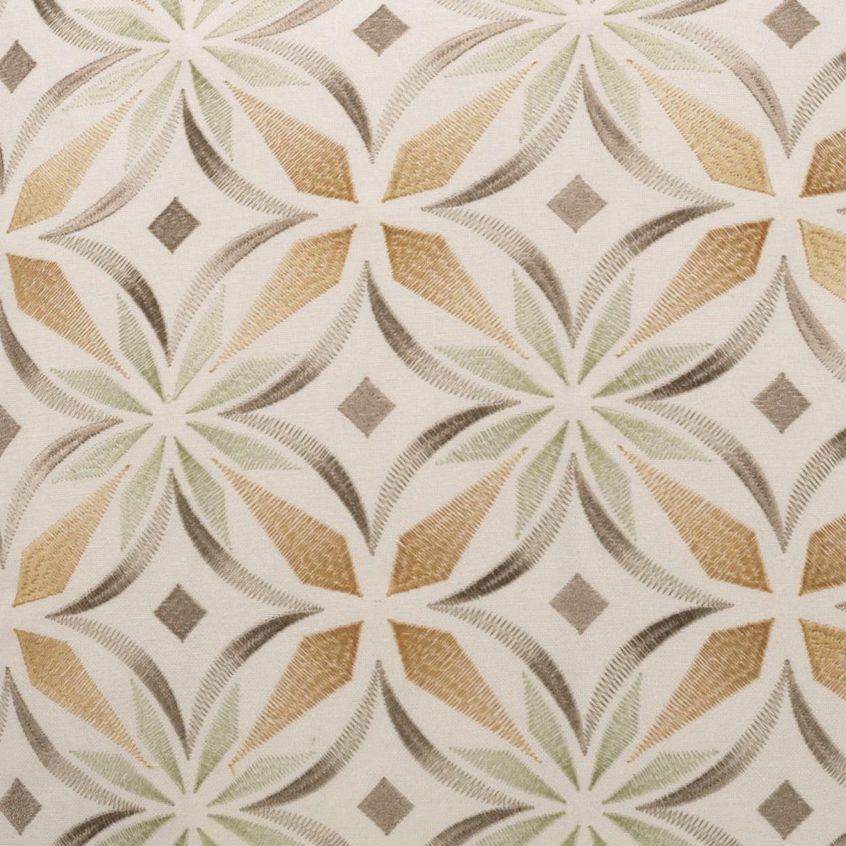 D.V. Kap Home Kaleidoscope Embroidery, Floral 24" x 24" Pillow Cover