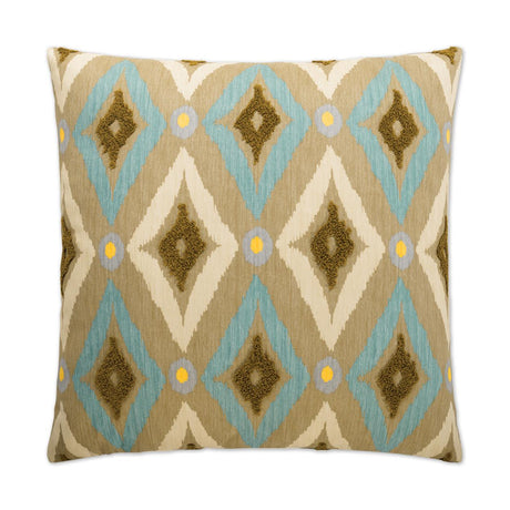 D.V. Kap Home Modern Ikat Pool 24" x 24" Pillow Cover
