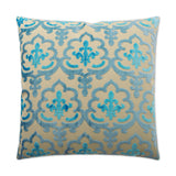 D.V. Kap Home Marrisett Peacock 24" x 24" Pillow Cover