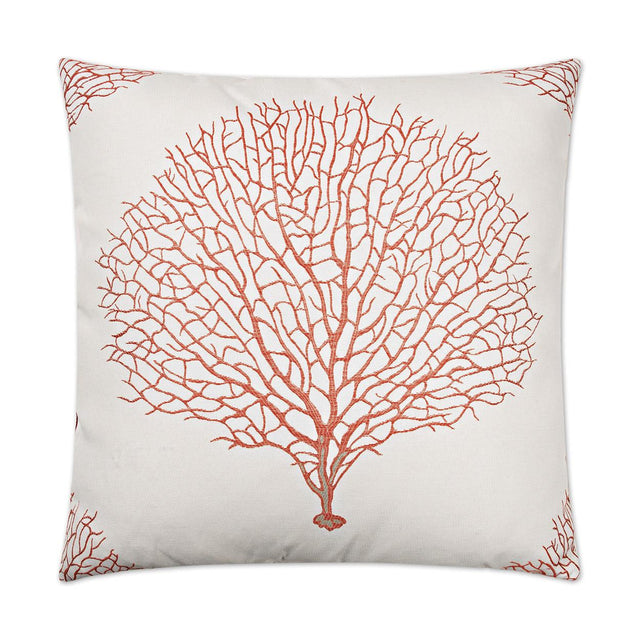 D.V. Kap Home Taormina Coral 24" x 24" Pillow Cover