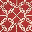 D.V. Kap Home Knots Red  Fabric