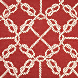 D.V. Kap Home Knots Red  Fabric