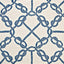 D.V. Kap Home Knots Blue  Fabric
