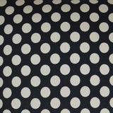 D.V. Kap Home Polka Dots Black 24" x 24" Pillow Cover